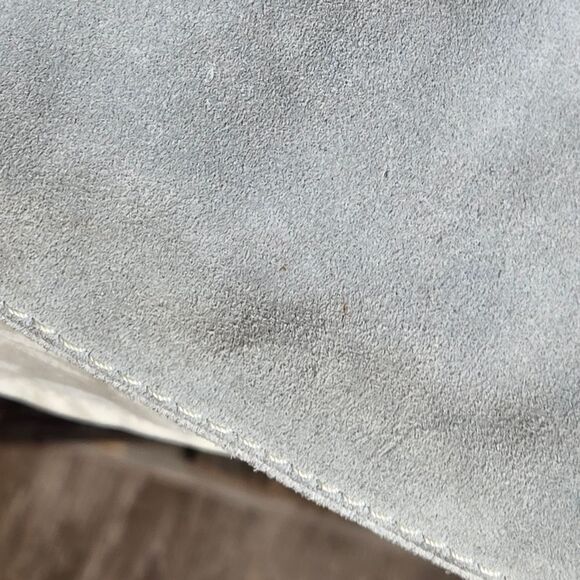 Neiman Marcus Grey Suede Mini Bag - Picture 5 of 11